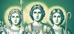 Saints Michael, Gabriel, and Raphael, Archangels
